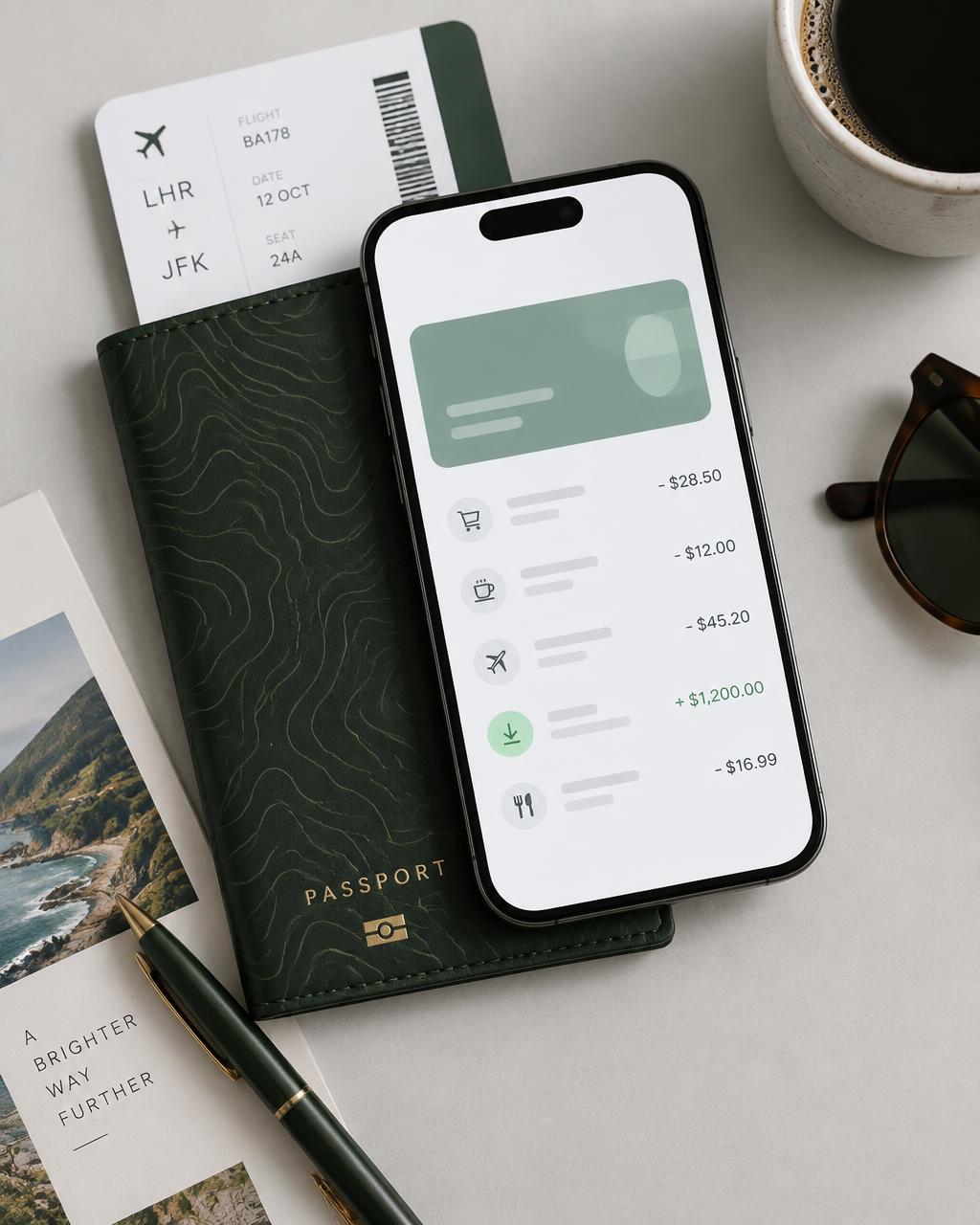 International money account in use